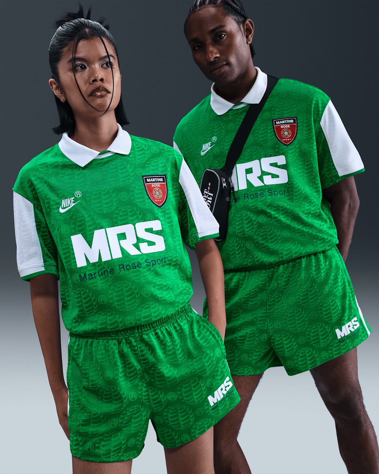 MARTINE ROSE OVERSIZED メッシュスポーツシャツ XS MARTINE ROSE